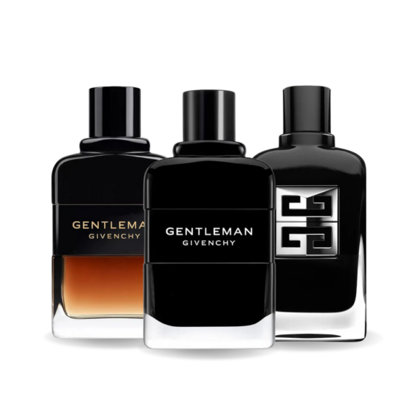 Aktionspaket mit 3 Parfüms: Givenchy GENTLEMAN, GENTLEMAN RÉSERVE PRIVÉE en GENTLEMAN SOCIETY 100ml
