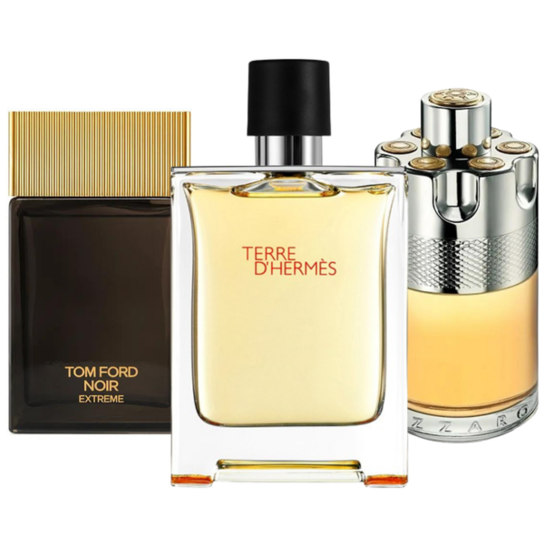 Aktionspaket mit 3 Parfüms: Terre d’Hermès, Azzaro Wanted, Tom Ford Noir Extreme – 100ml